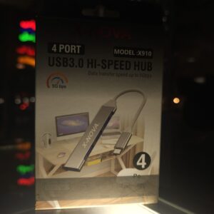 هاب USB3.0 چهار پورت X-NOVA با سری Type-C مدل x910