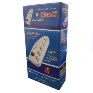 محافظ برق تکسان مدل TS-110 ظرفیت ۵ خانه با کابل ۳ متری