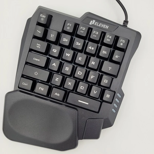 کیبورد گیمینگ ایلون مدل GK104، سوییچ ممبران، Tenkeyless، نورپردازی LED RGB