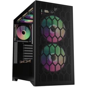 کیس کامپیوتر تسکو مدل GC4508 ARGB Mid Tower مشکی