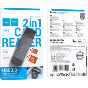 کارت‌خوان هوکو مدل HB45 2IN1 USB3.0