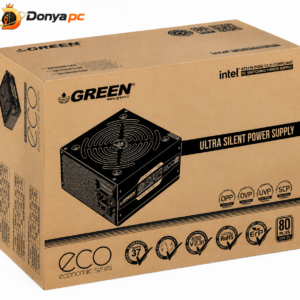 منبع تغذیه کامپیوتر 400 وات گرین مدل GP400A-ECO Rev3.1